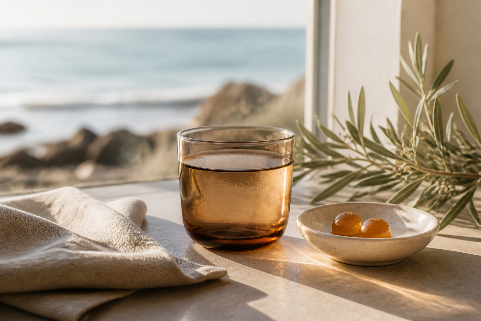 A calm daily wellness ritual