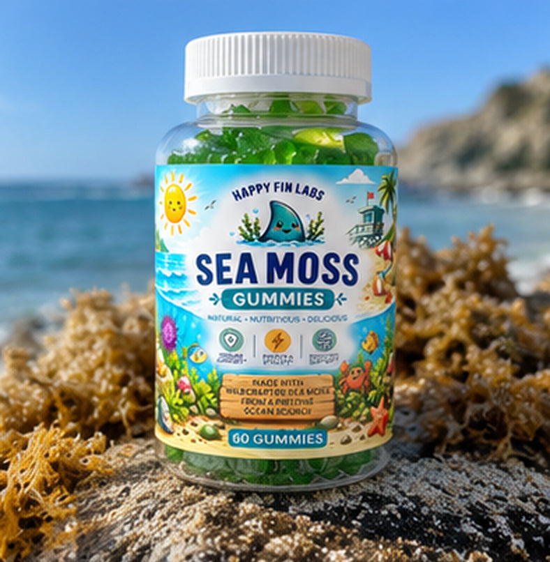 Sea moss gummies with raw sea moss