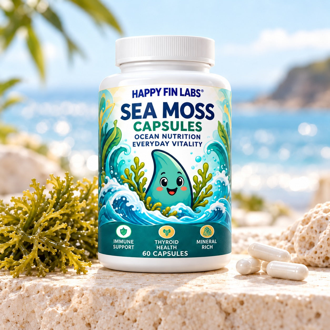 Happy Fin Labs Sea Moss Capsules