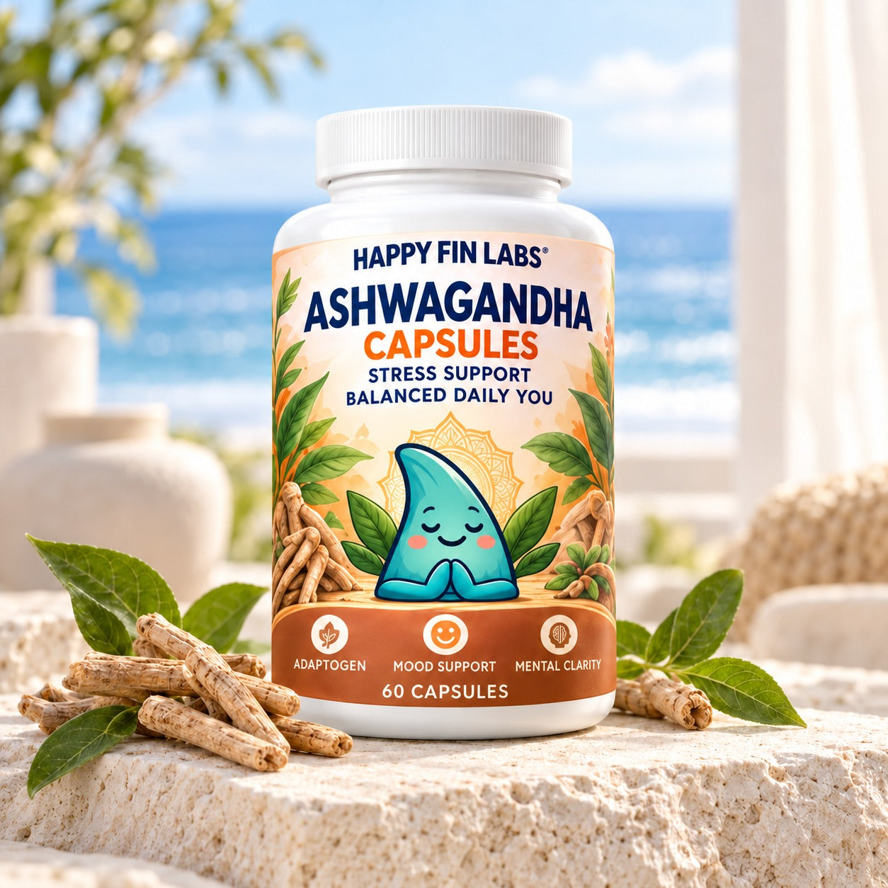Happy Fin Labs Ashwagandha Capsules