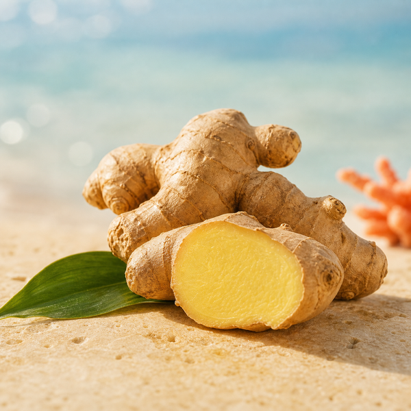 Ginger ingredient still life